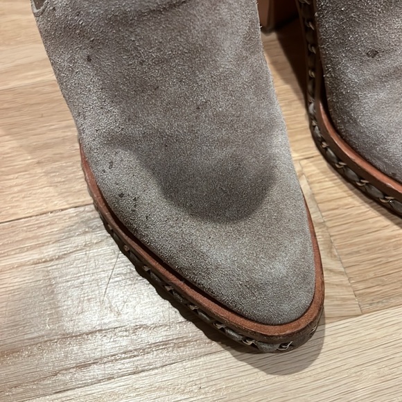 Authentic Chanel size 36.5 suede booties - Picture 9 of 12